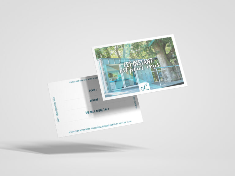 Studio graphique, documents institutionnels, cartes de fidélités, bons cadeaux...